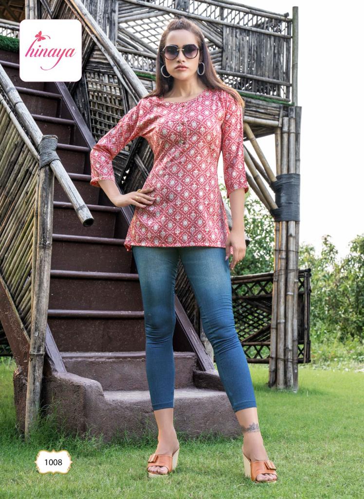 Hinaya Nora 2 Western Wear Wholesale Rayon Ladies Top Catalog